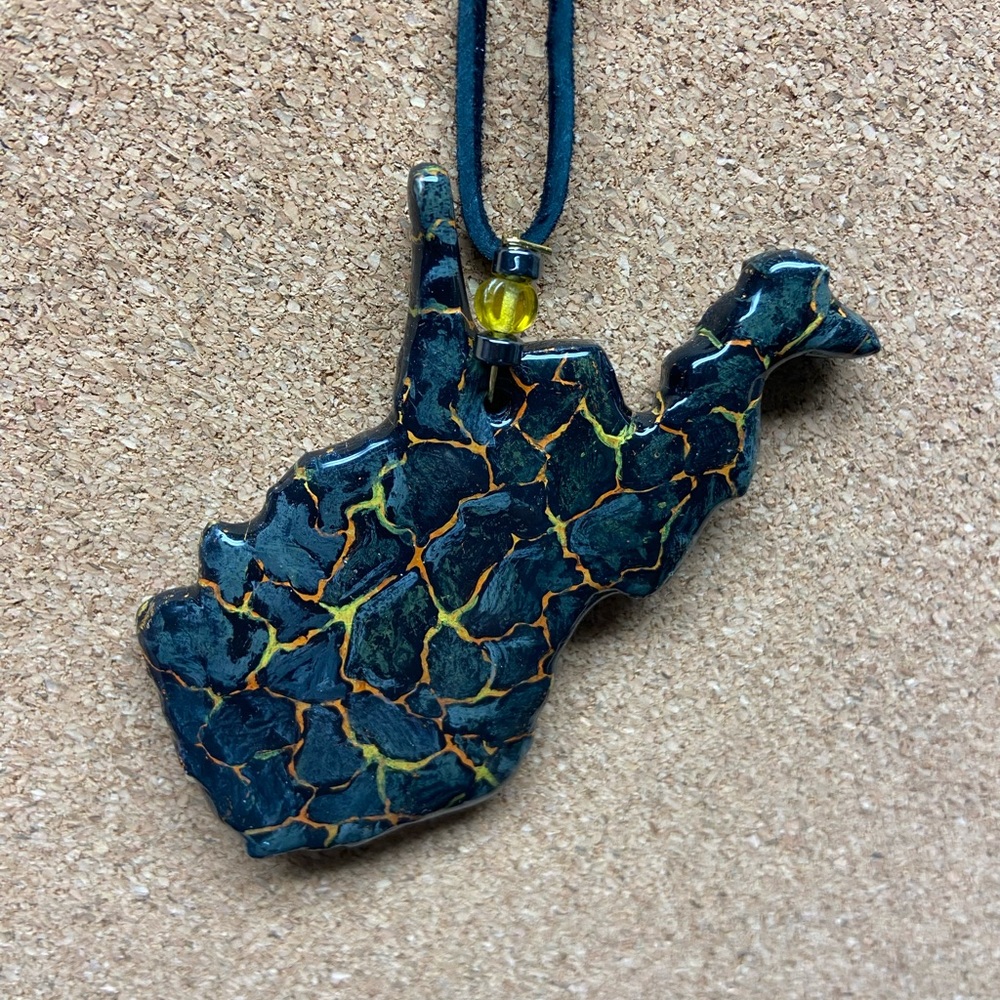 West Virginia Art - Cooling Lava